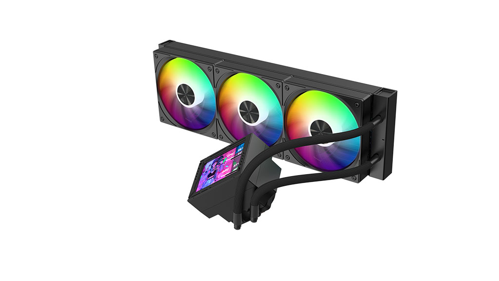 大镰刀推出配备3.5英寸方形IPS LCD的360一体水冷新品朱雀GR360A Ultra