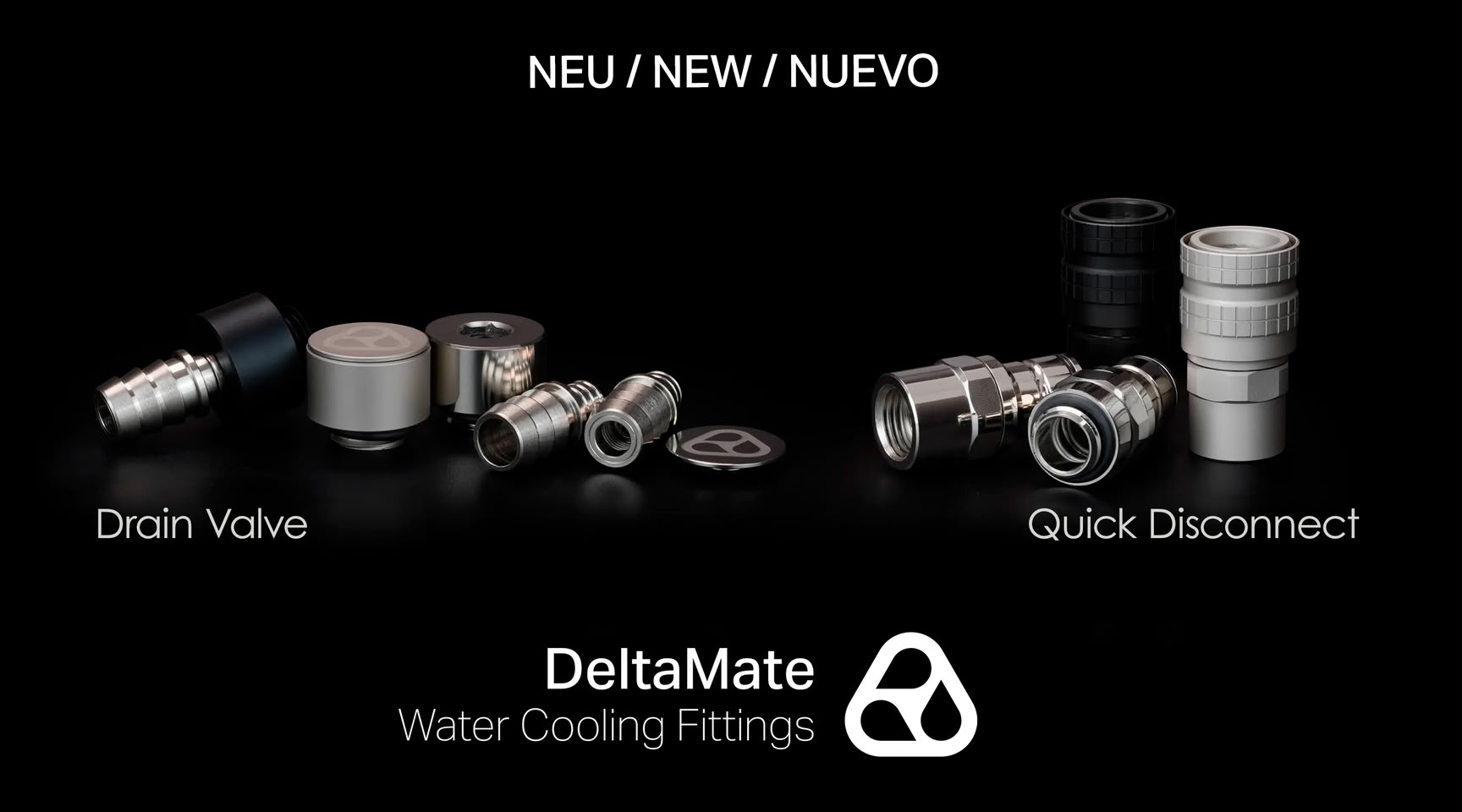 Thermal Grizzly 推出全新 DeltaMate QDC 接头和排水阀