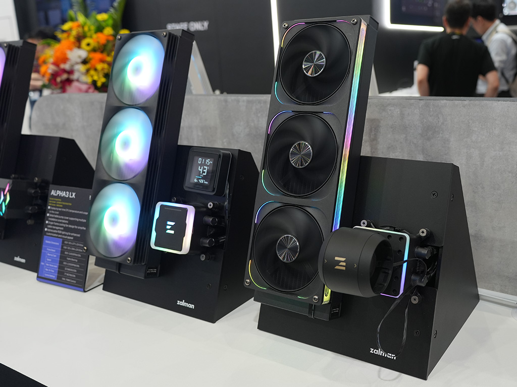 COMPUTEX 2026：ZALMAN推出新款一体水冷“ALPHA3 DS”支持风扇和液晶扩展至泵头