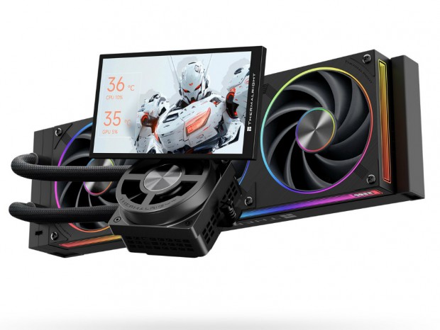 Thermalright利民发布配备5.5英寸液晶和VRM风扇的一体水冷新品“Dynamic Vision PRO 360 ARGB BLACK”