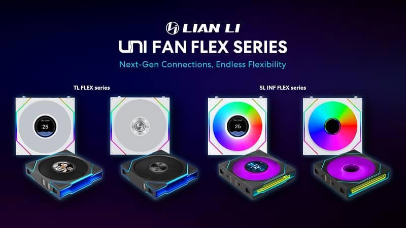 Lian Li联力发布 UNI FAN FLEX 风扇系列
