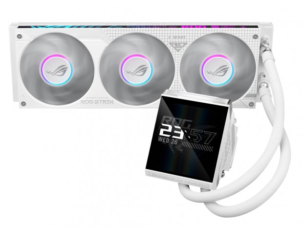 ASUS华硕发布支持无线连接的5.08英寸液晶一体水冷：ROG STRIX LC IV 360 ARGB LCD