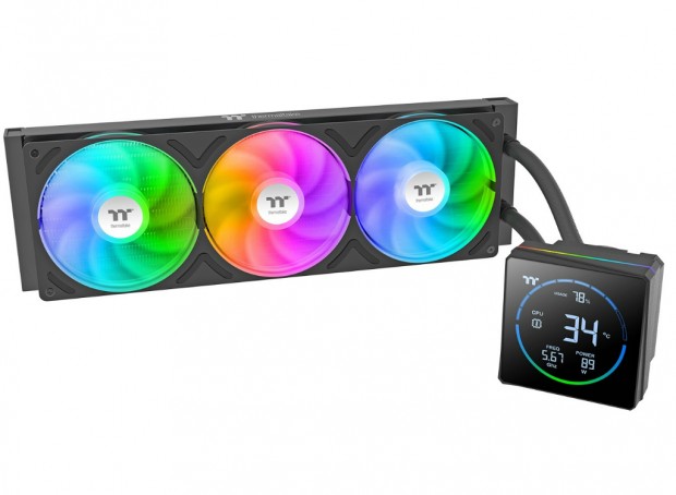 Thermaltake推出带分段显示的一体式水冷，“TH-S V3 ARGB Sync”系列