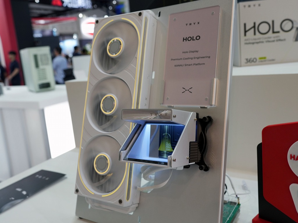 COMPUTEX 2026：TRYX 创氪星系发布全息显示特性的一体水冷新品“HOLO”