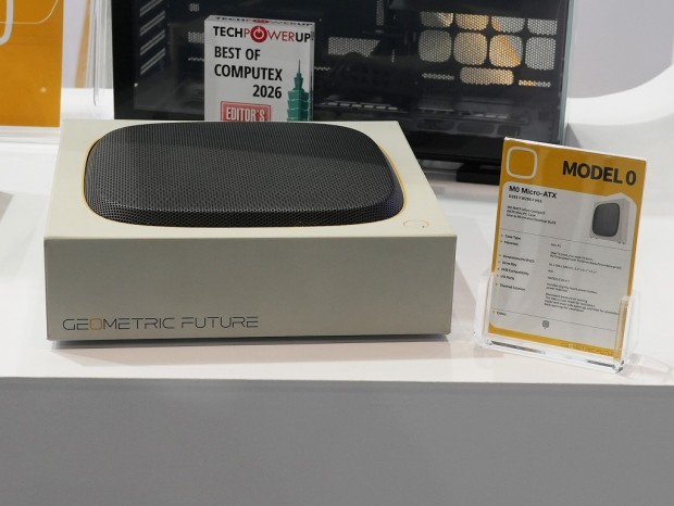 COMPUTEX 2026：Geometric Future几何未来推出折叠MicroATX机箱新品「MODEL 0」