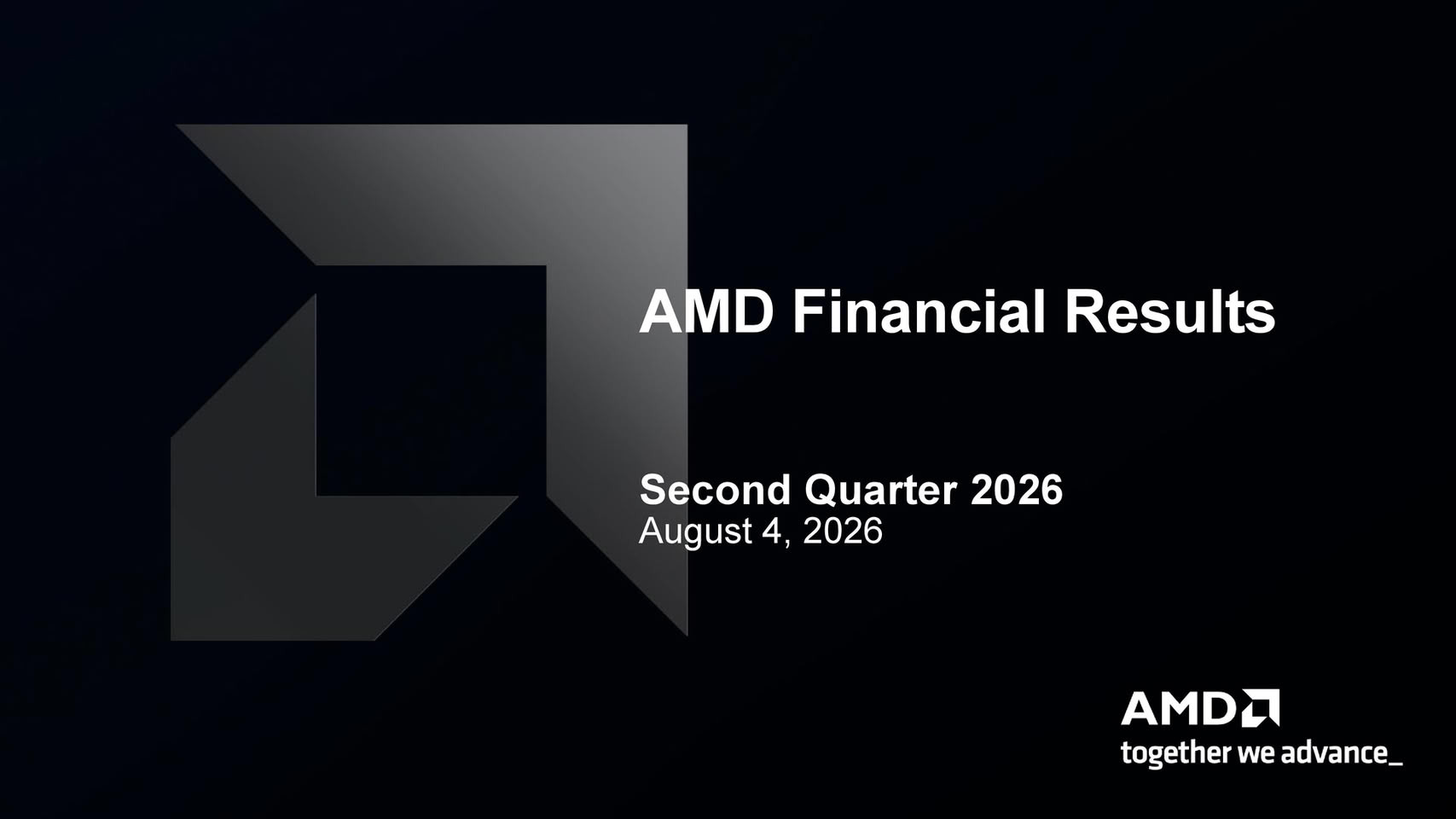 AMD公布2026年第二季度财报